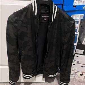 Leather Michael kors jacket